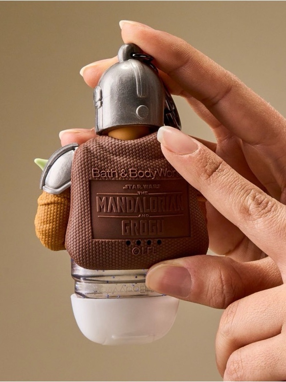 Bath & Body Works Grogu & The Mandalorian hand sanitizer holder - Picture 4 of 5
